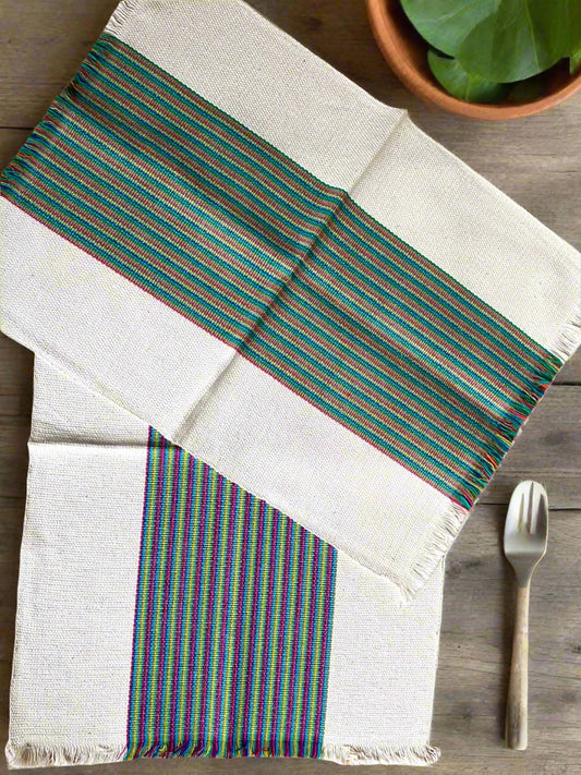 Handwoven Placemats- Line Pattern